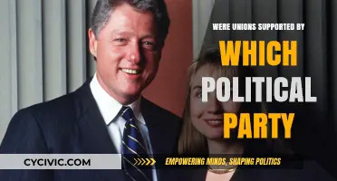 Which Political Party Historically Supported Unions in America?