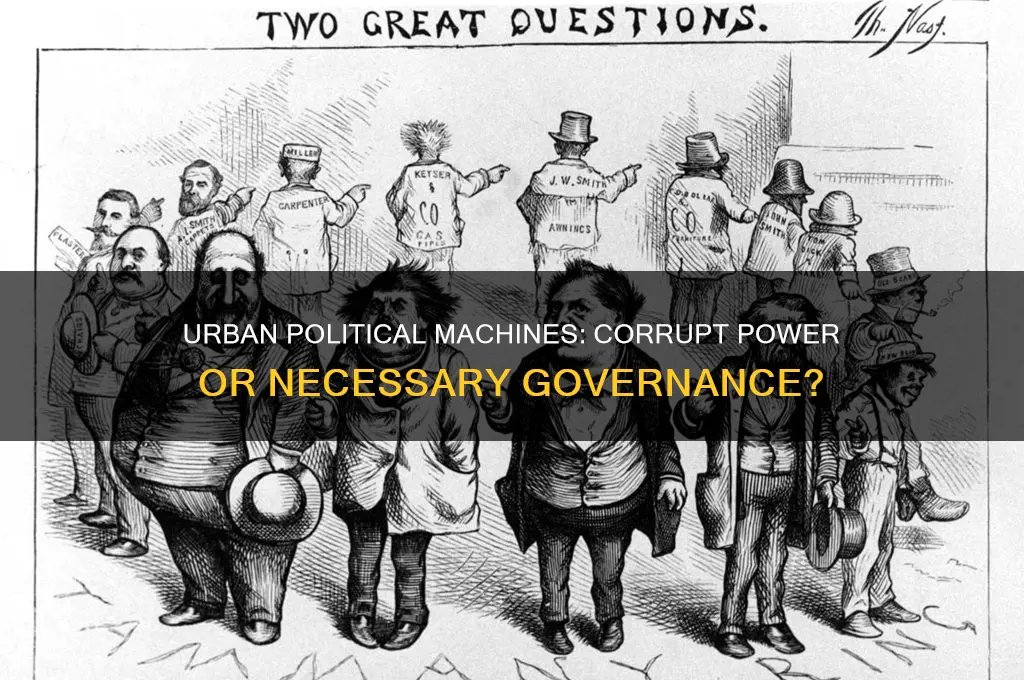 were urban political machines evil