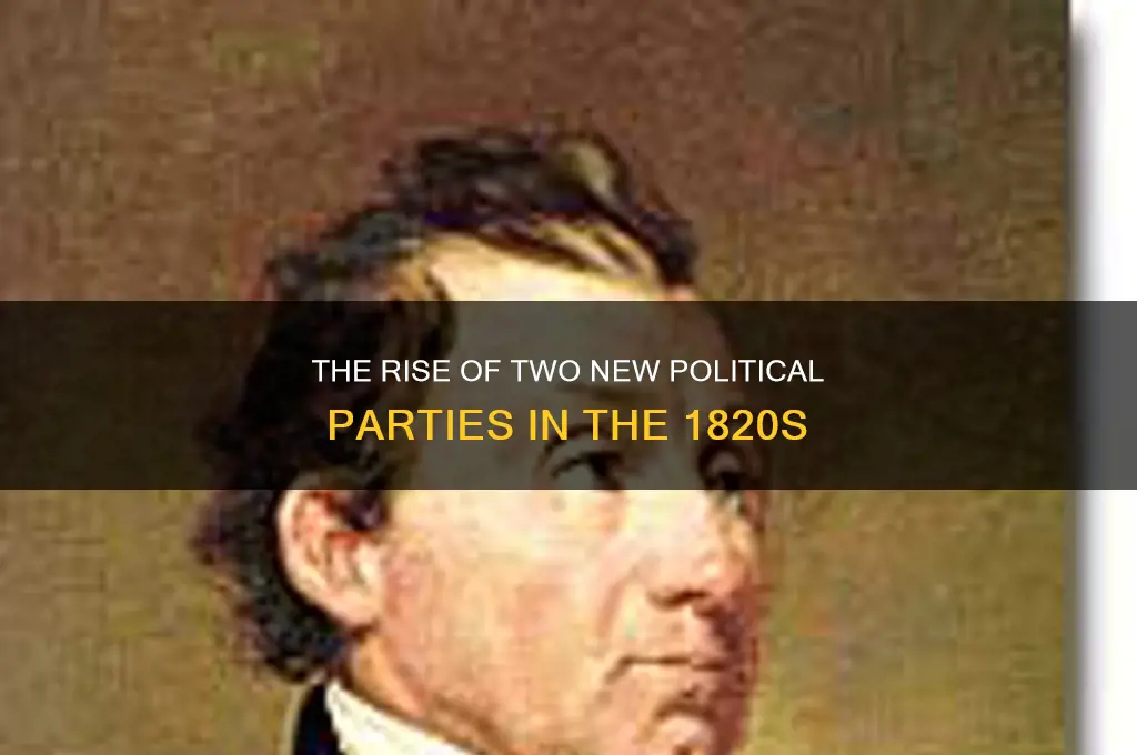 what 2 new political parties emerged in the 1820s