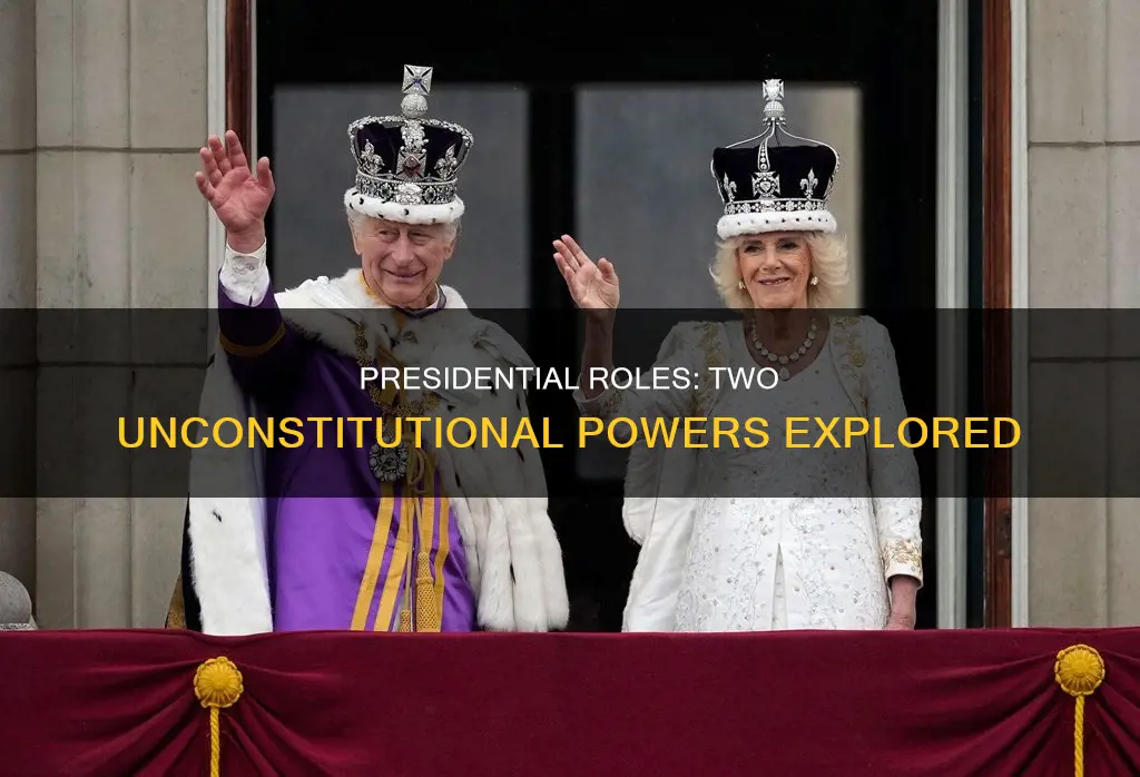 what 2 presidential roles do not come from the constitution