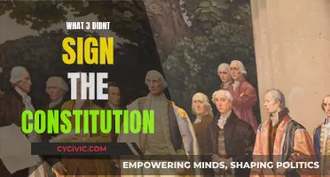 Who Didn't Sign the Constitution and Why?
