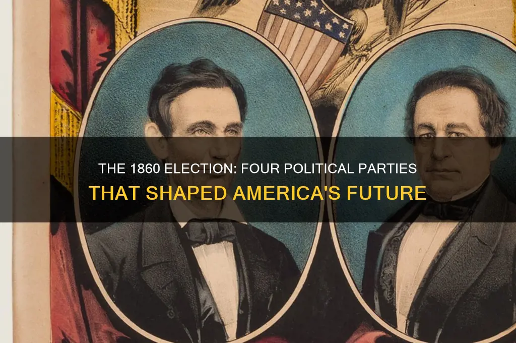 what 4 political parties ran in the election of 1860