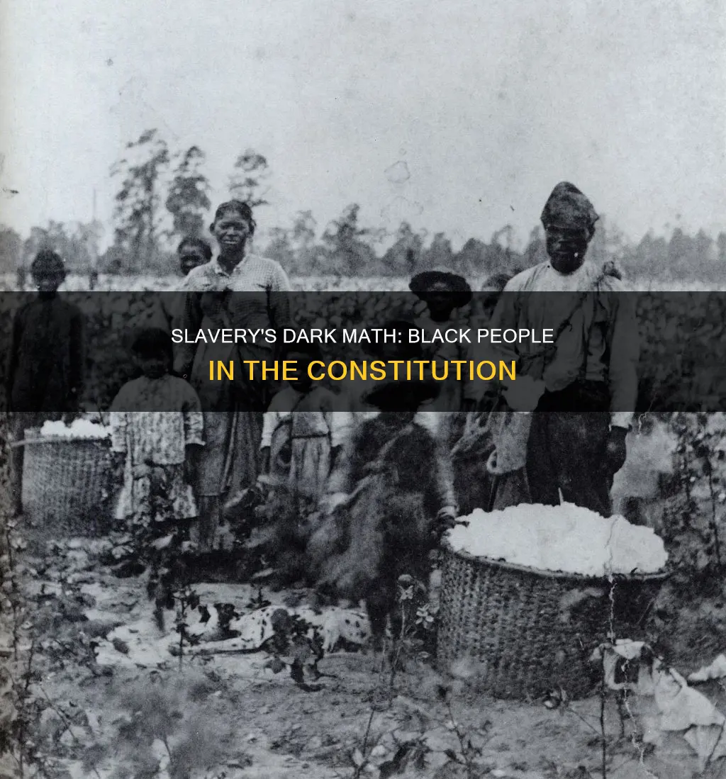 what a black person was worth in constitution