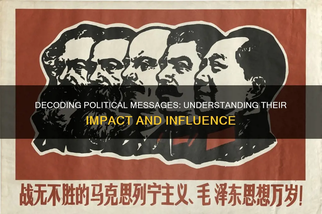 what a political message