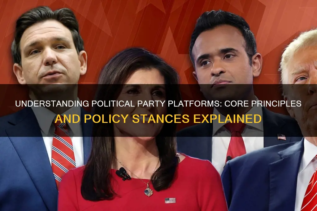 what a political party platform