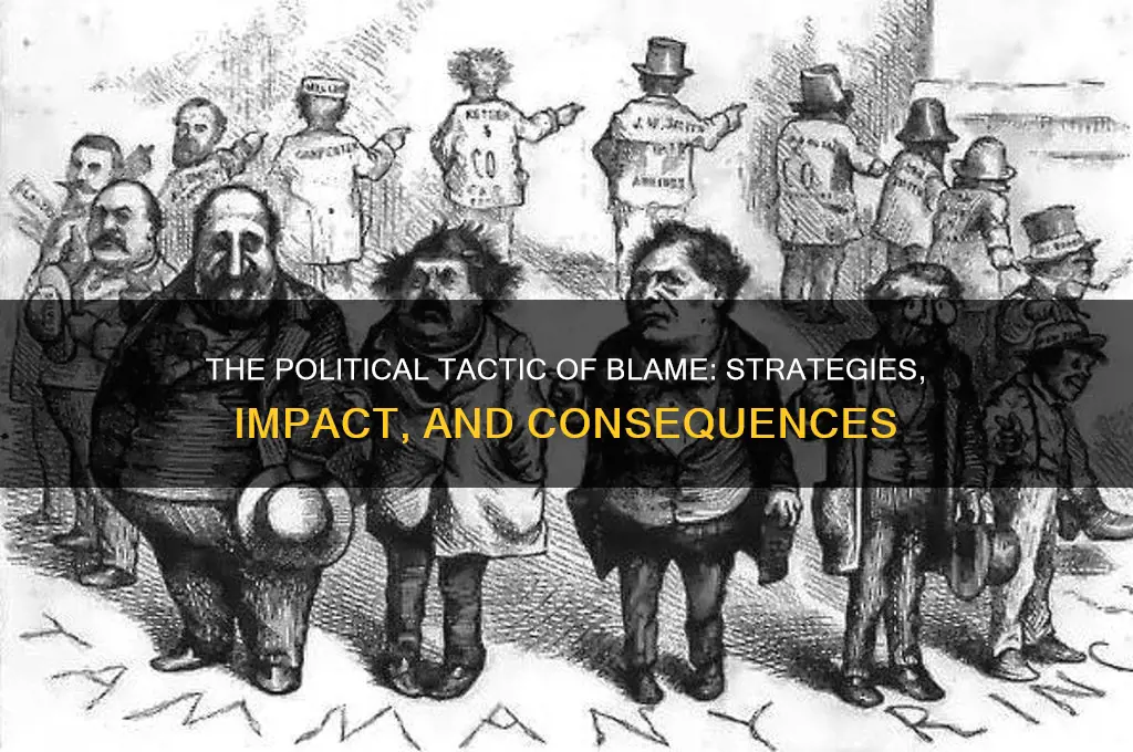 what about political tactic blame