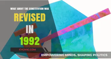 The 1992 Constitution Revisions: What Changed and Why?