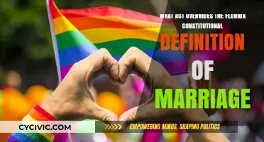 Act Overrides Florida's Constitutional Definition of Marriage