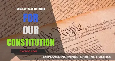 The Constitution's Foundation: Exploring the Act's Roots