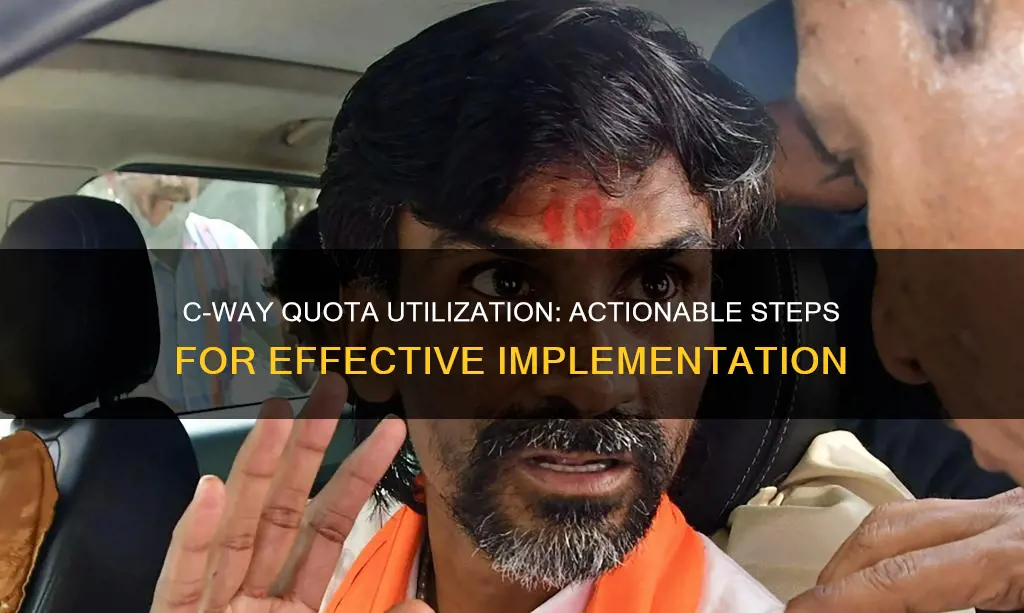 what action constitutes a c-way quota utilization