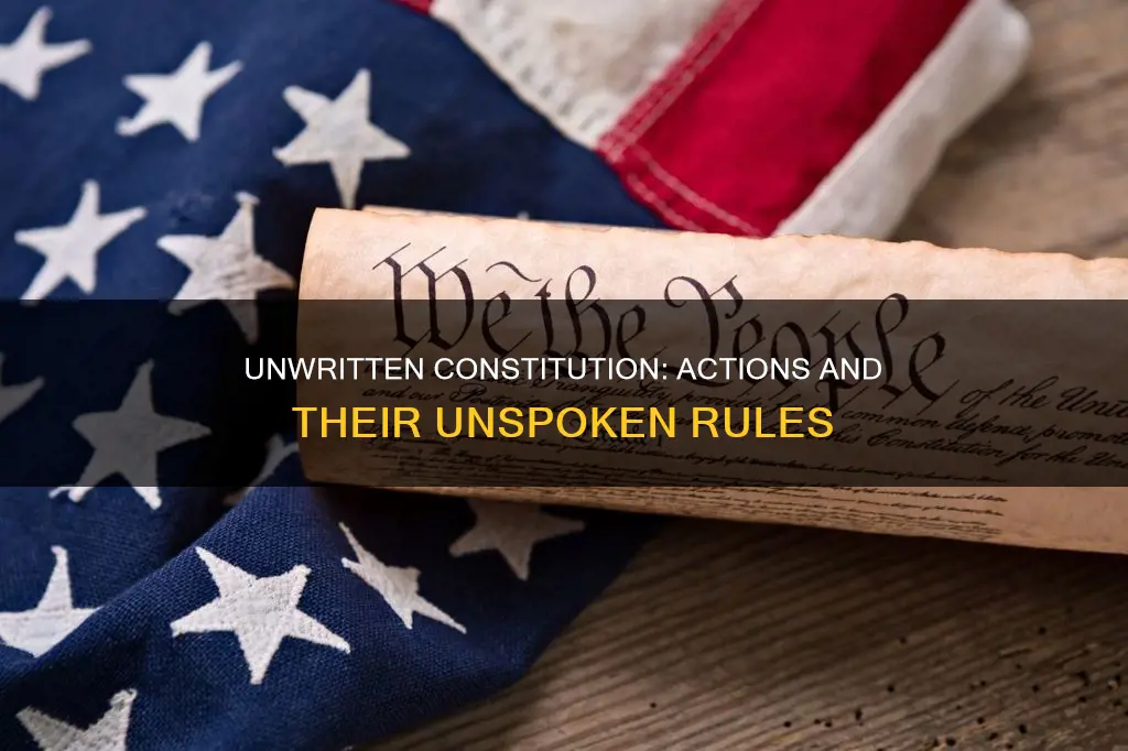 what action is considered part of the unwritten constitution