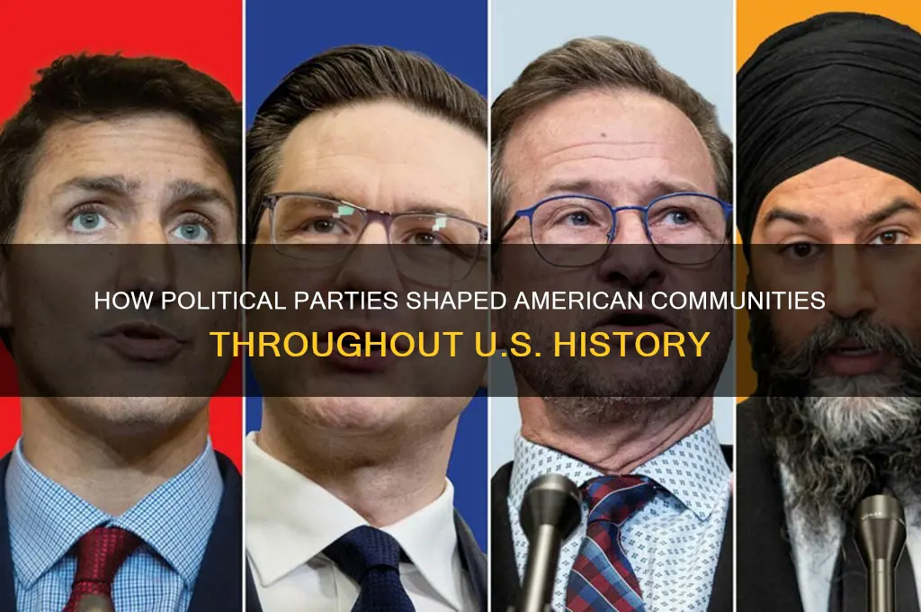 what affect do political parties have on communities us history