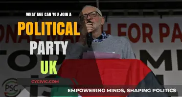 UK Political Party Membership: Minimum Age Requirements Explained