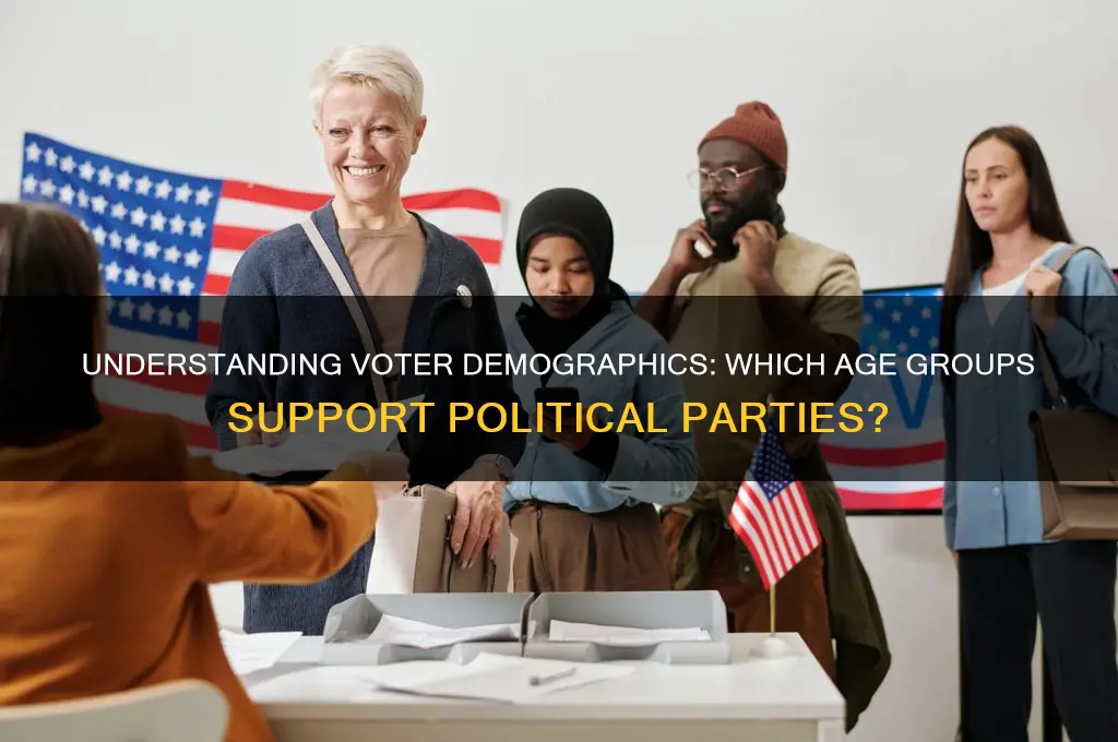 what age groups political parties vote