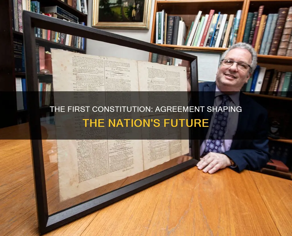 what agreement acted as the nations first constitution