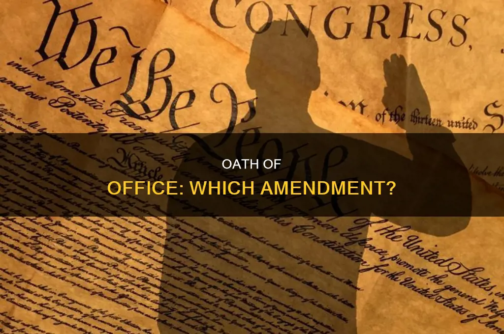 what amendment can i find oath in the constitution