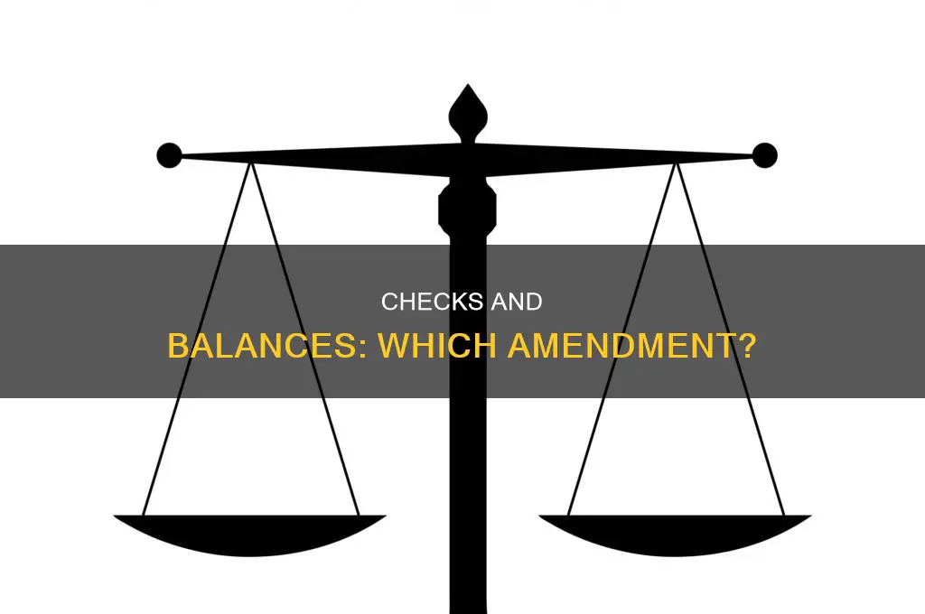 what amendment is checks and balances in the constitution
