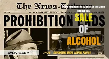 Prohibition: A Constitutional Amendment Banning Alcohol Sales