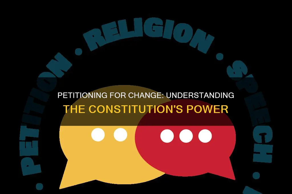 what amendment to the constitution guarantees the right to petition