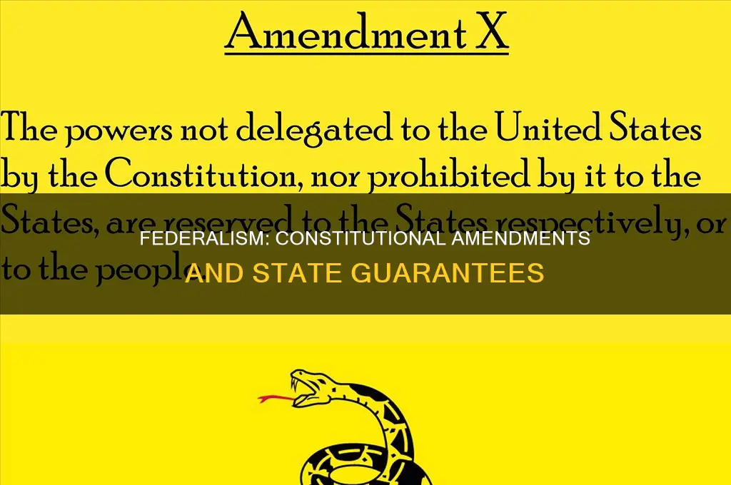 what amendment to the constitution guarentees federalism to the state