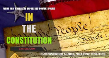 The Constitution's Expressed Powers: What and Where?
