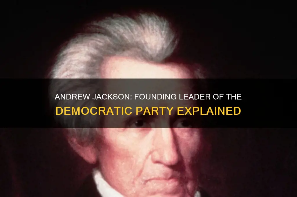 what andrew jackson leader of what political party