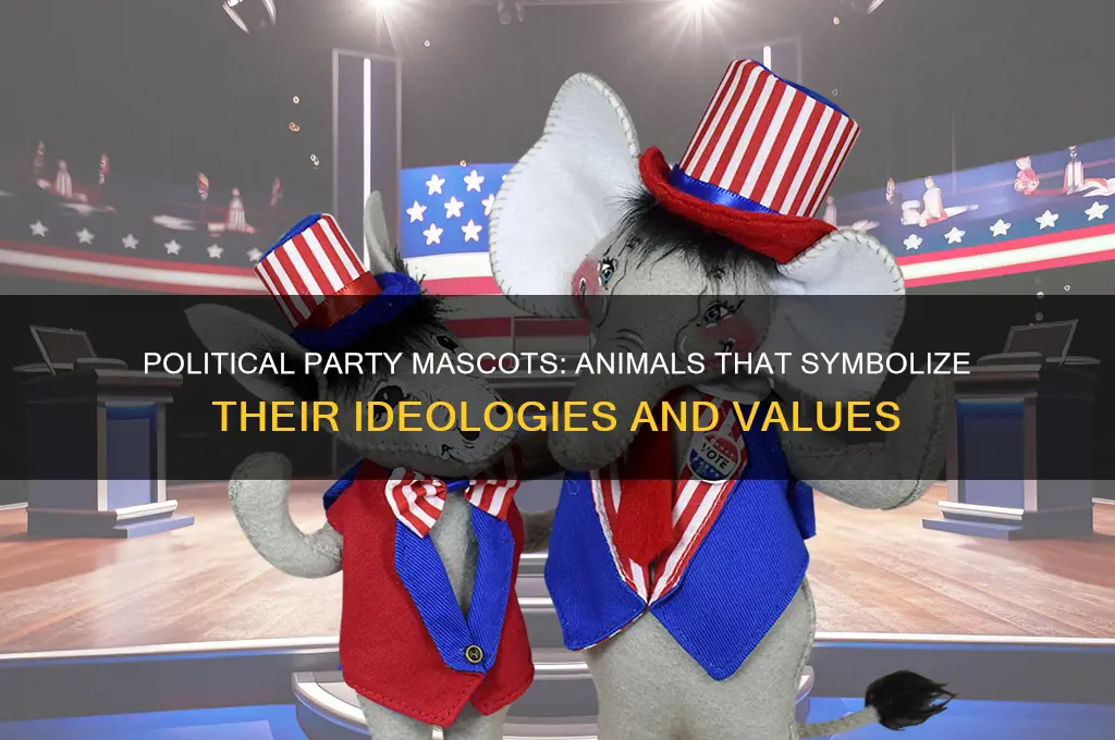 what animal represents each political party