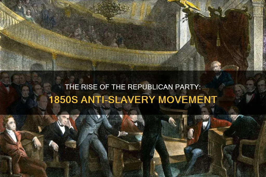 what anti-slavery political party formed in the 1850s