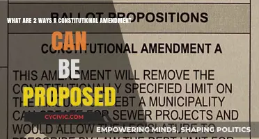 Amending the Constitution: Two Proposal Methods