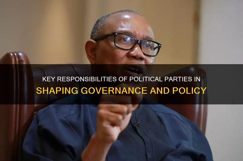 what are a political party