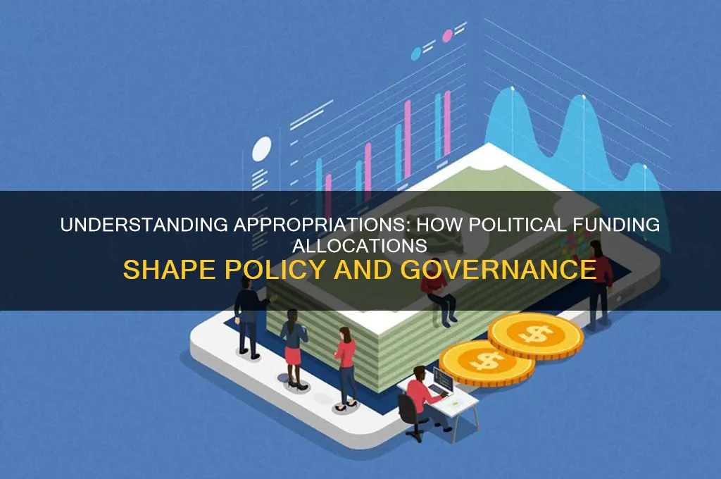 what are appropriations in politics