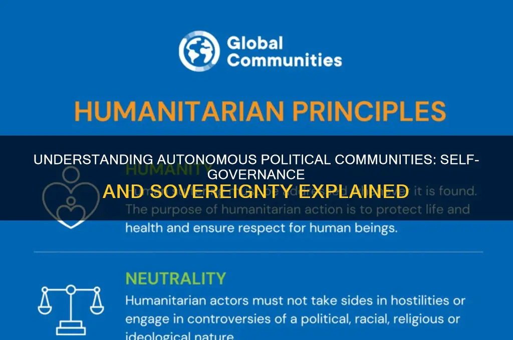 what are autonomous political communities
