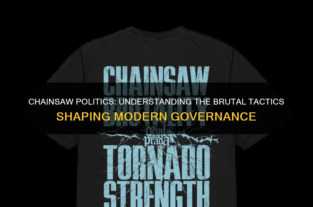 what are chainsaw politics