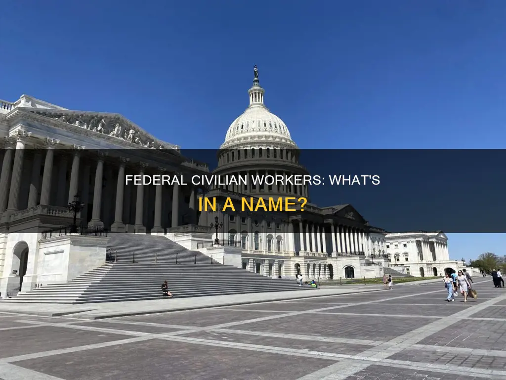 what are civilian federal employees also referred to as