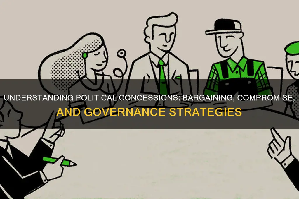 what are concessions in politics