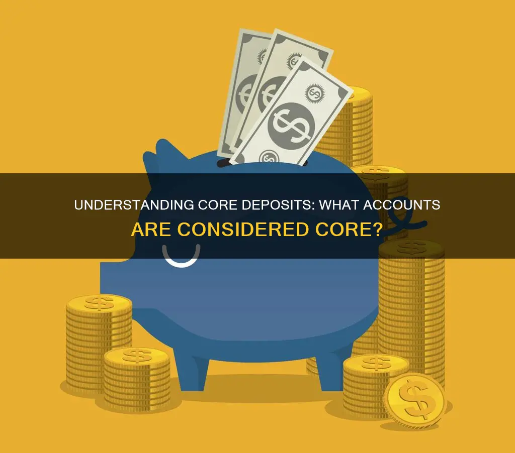 what are core deposits what accounts constitute core deposits