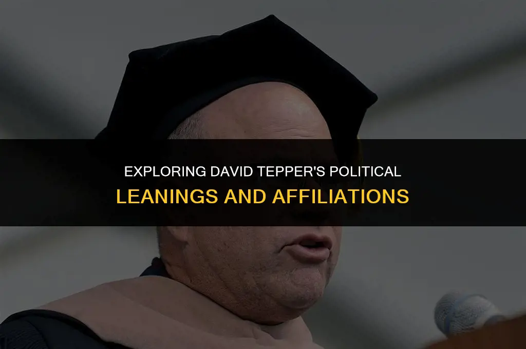 what are david tepper political affiliation