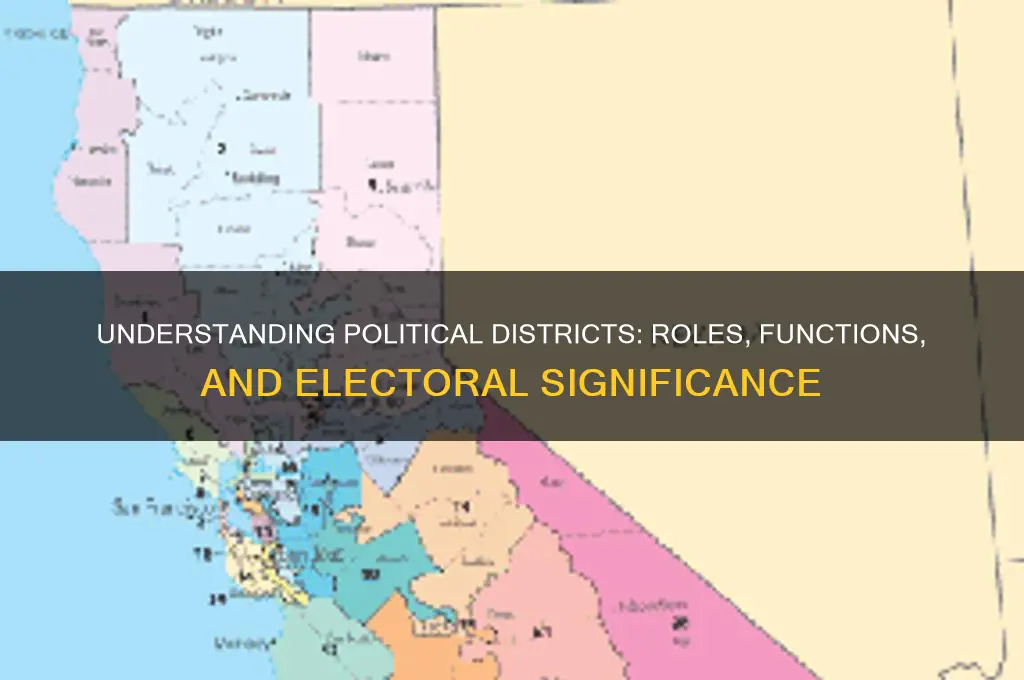 what are districts in politics