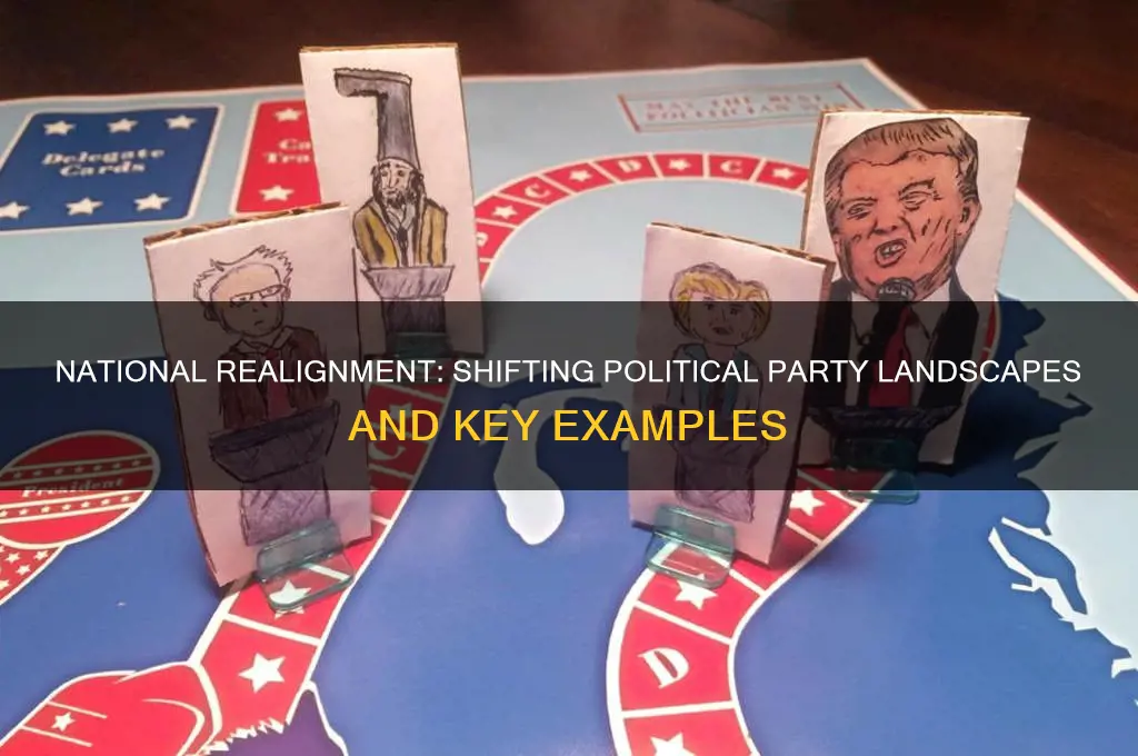 what are examples of a national realignment with political parties