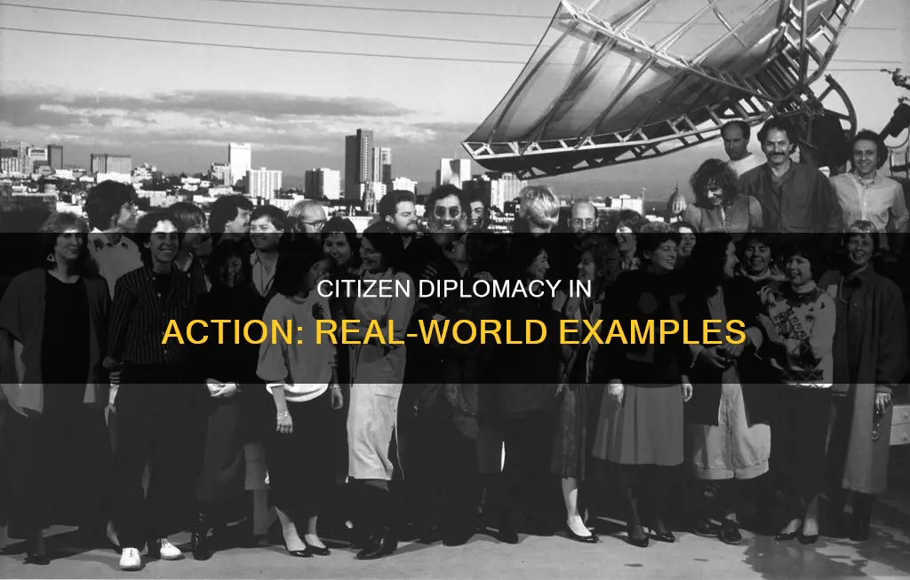 what are examples of citizen diplomacy