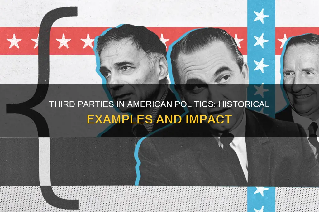 what are examples of third parties in american political history