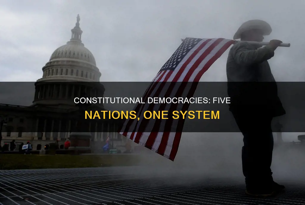 what are five countries that have constitutional democracy