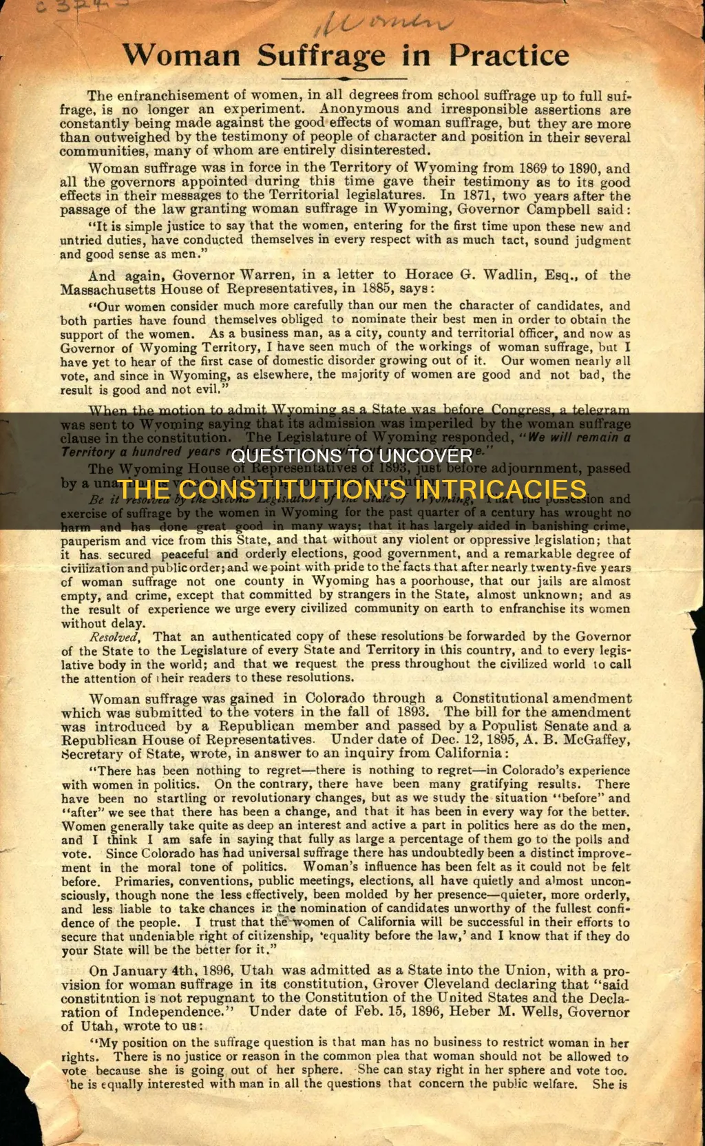 what are good questions to ask about the constitution