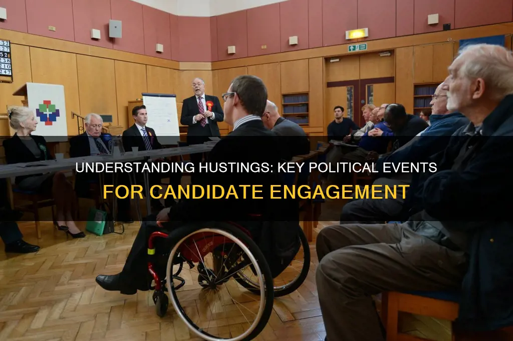 what are hustings in politics
