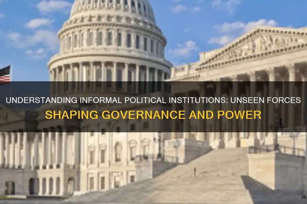 what are informal political institutions