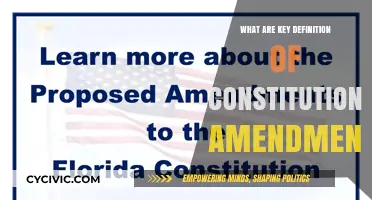 Amending the Constitution: Key Definitions Explained
