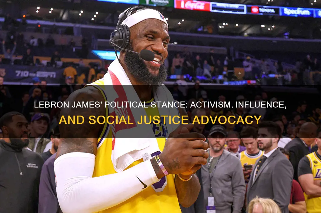 what are lebron james politics