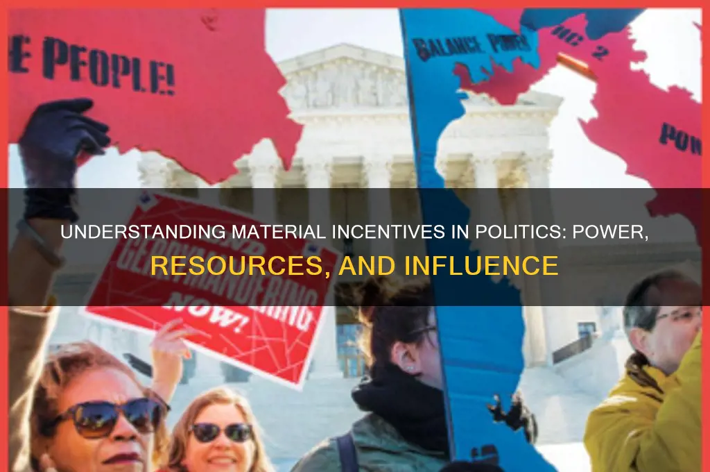 what are material incentives politics