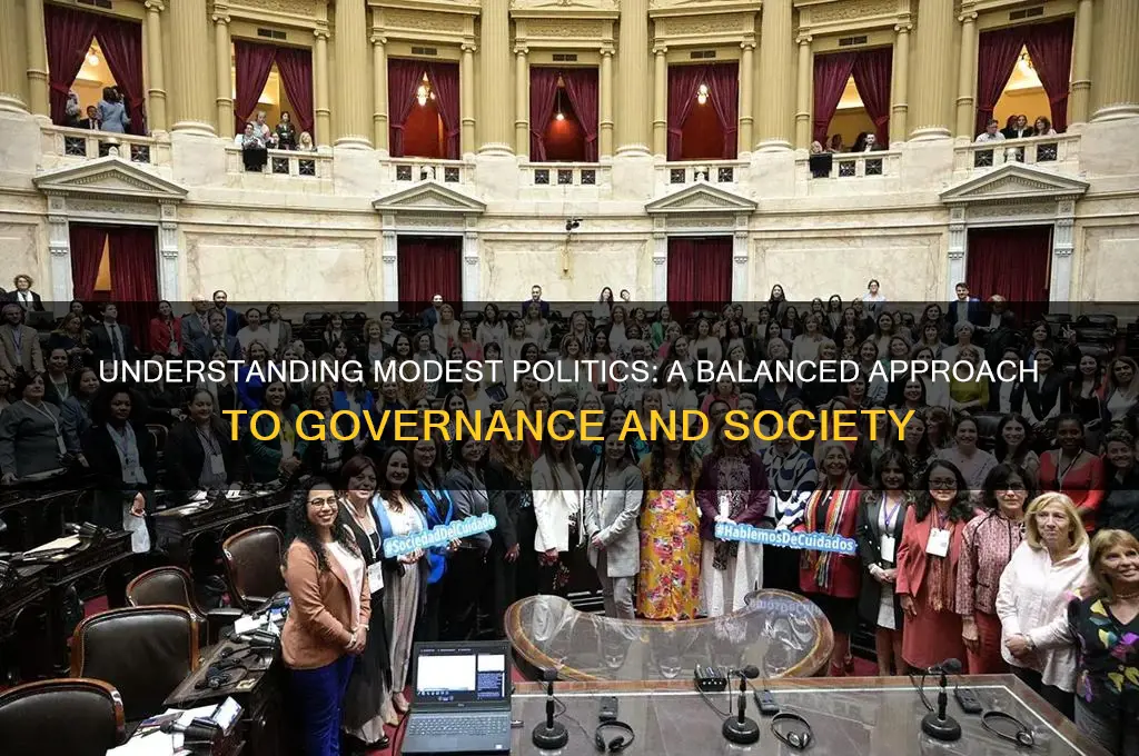 what are modest politics