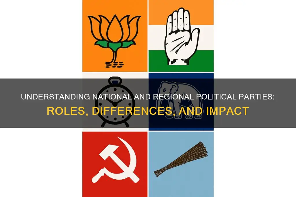 what are national and regional political parties
